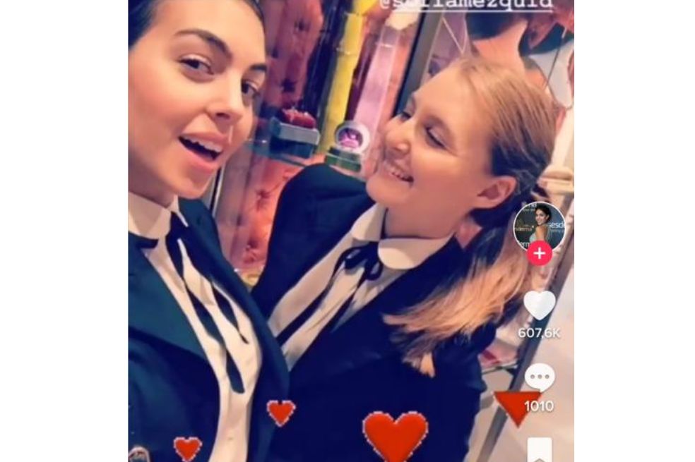 Georgina Rodríguez vio por primera vez a Cristiano Ronaldo mientras trabajaba en una tienda Gucci en Madrid. Así se veía en aquella época.