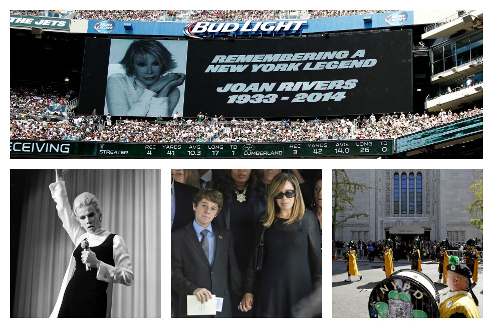 Funeral de Joan Rivers: estrellas de la moda y cine se dan cita en Nueva York