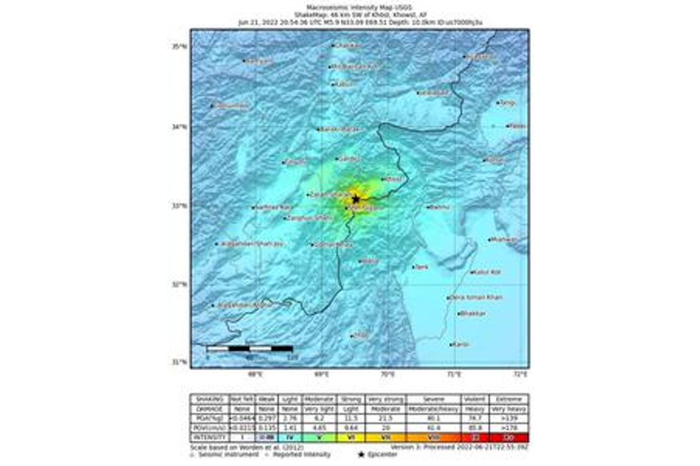 Al menos 1.000 personas murieron a causa de un sismo en Afganistán