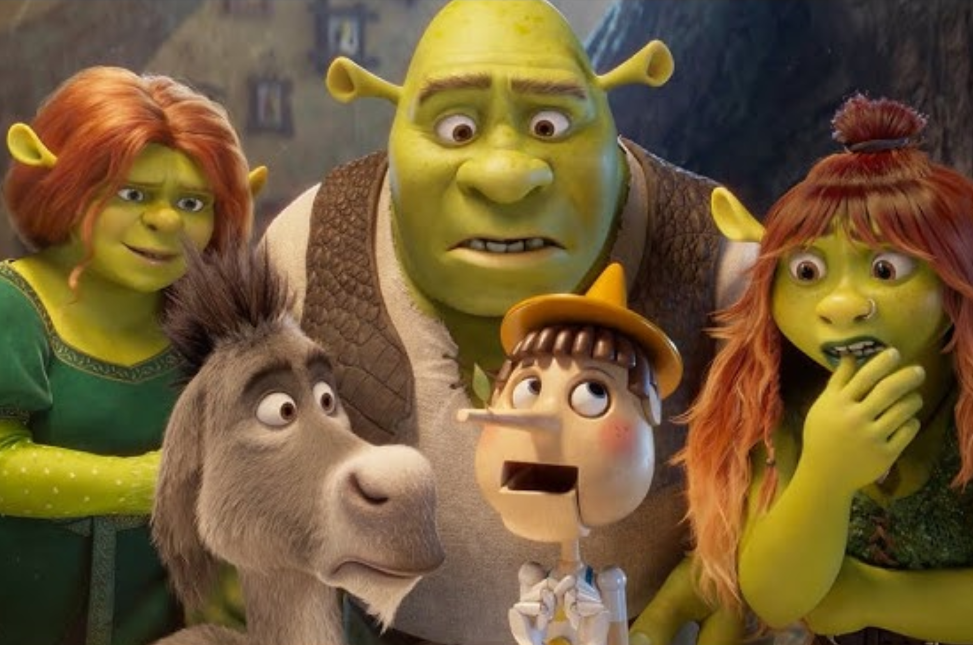 DreamWorks mostró el nuevo diseño de los famosos personajes para “Shrek 5”.