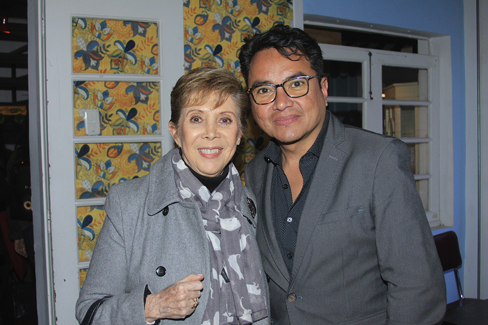 Consuelo Luzardo y Diego León Giraldo.