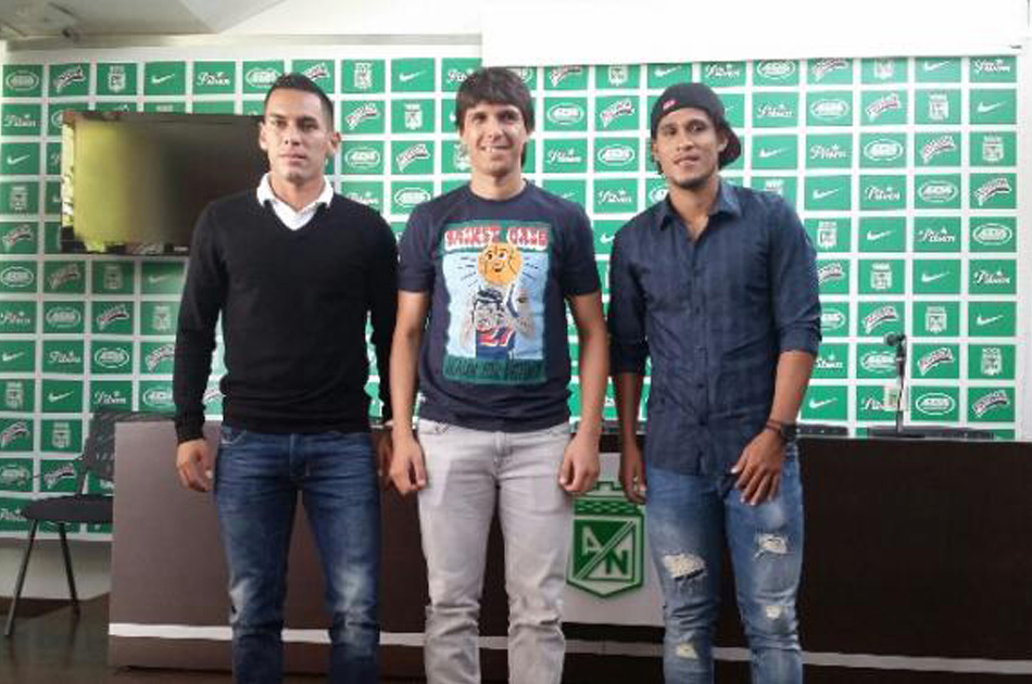 Nacional presentó tres refuerzos para la temporada 2015