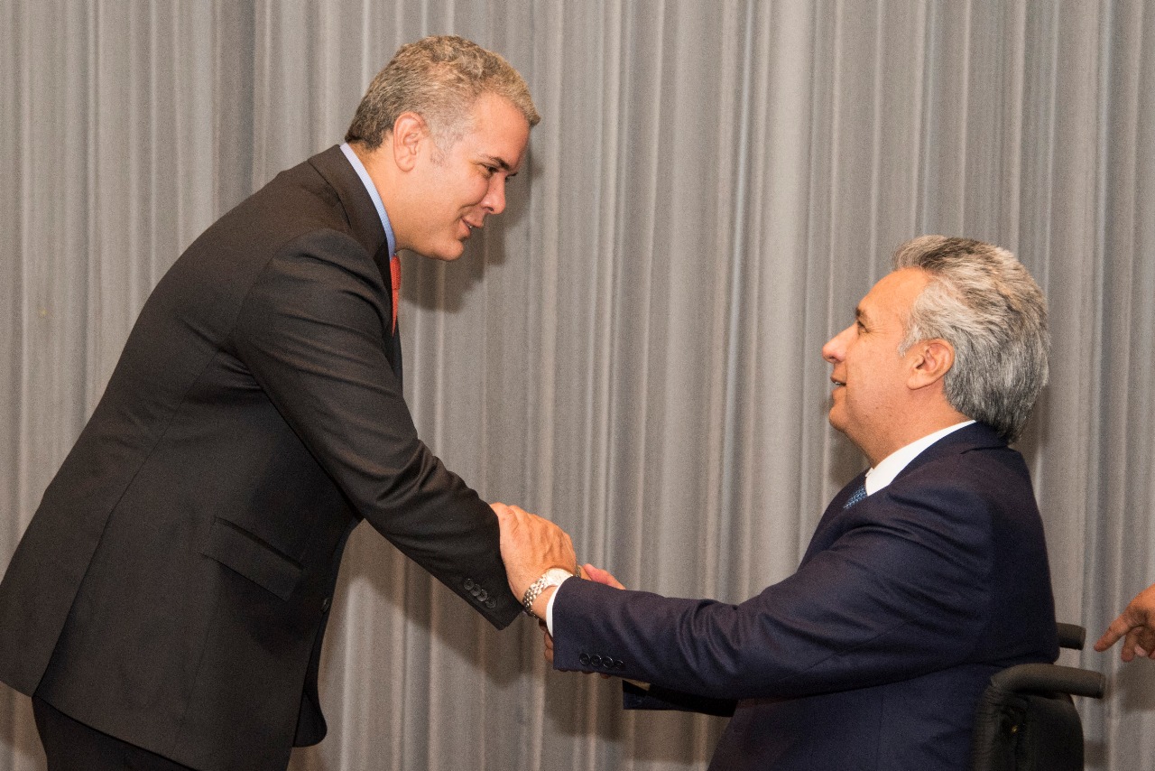 Seguridad, tema pendiente entre Iván Duque y presidente de Ecuador, Lenín Moreno