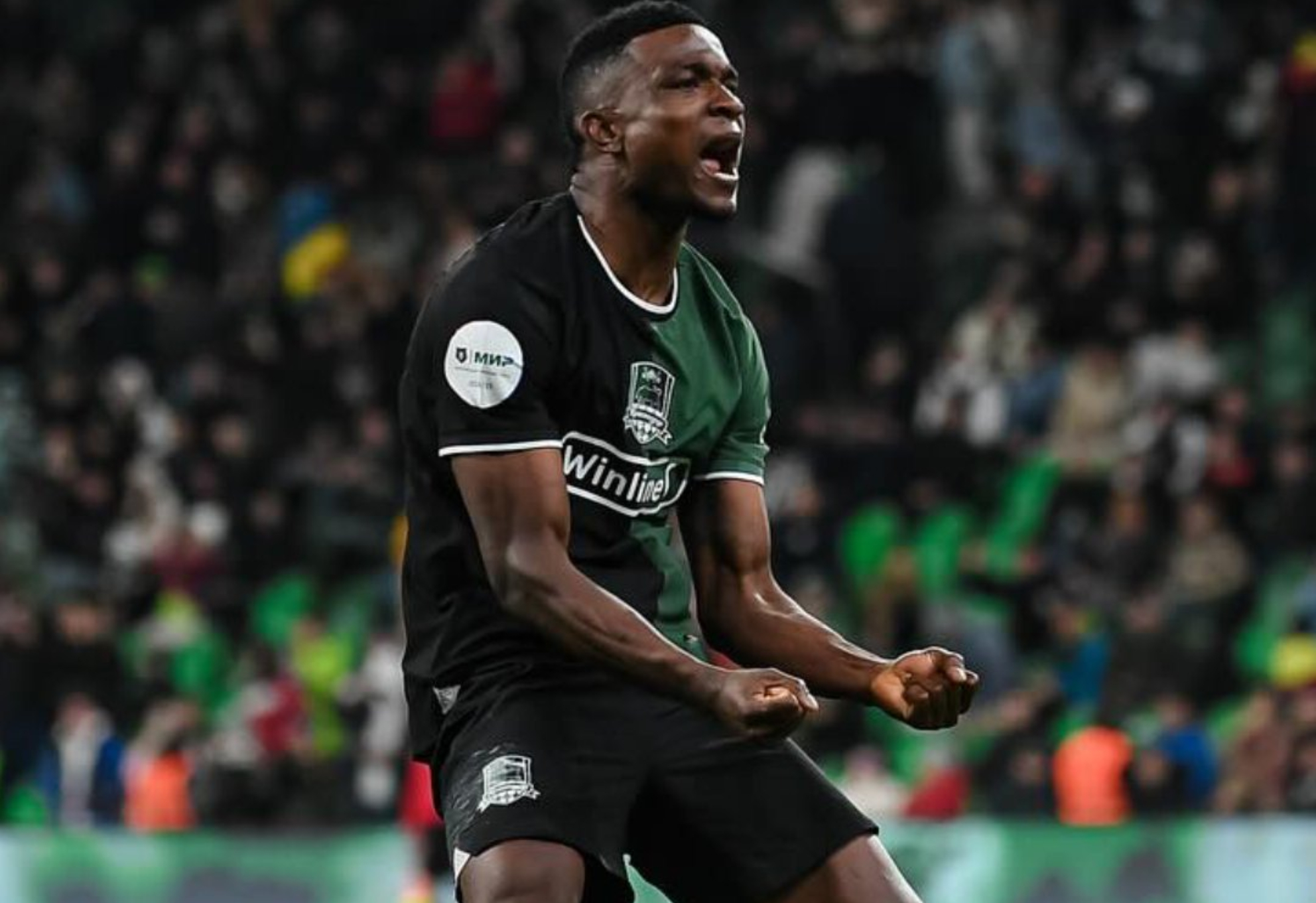 El delantero chocoano Jhon Córdoba logró el título de la Liga de Rusia con el Krasnodar.