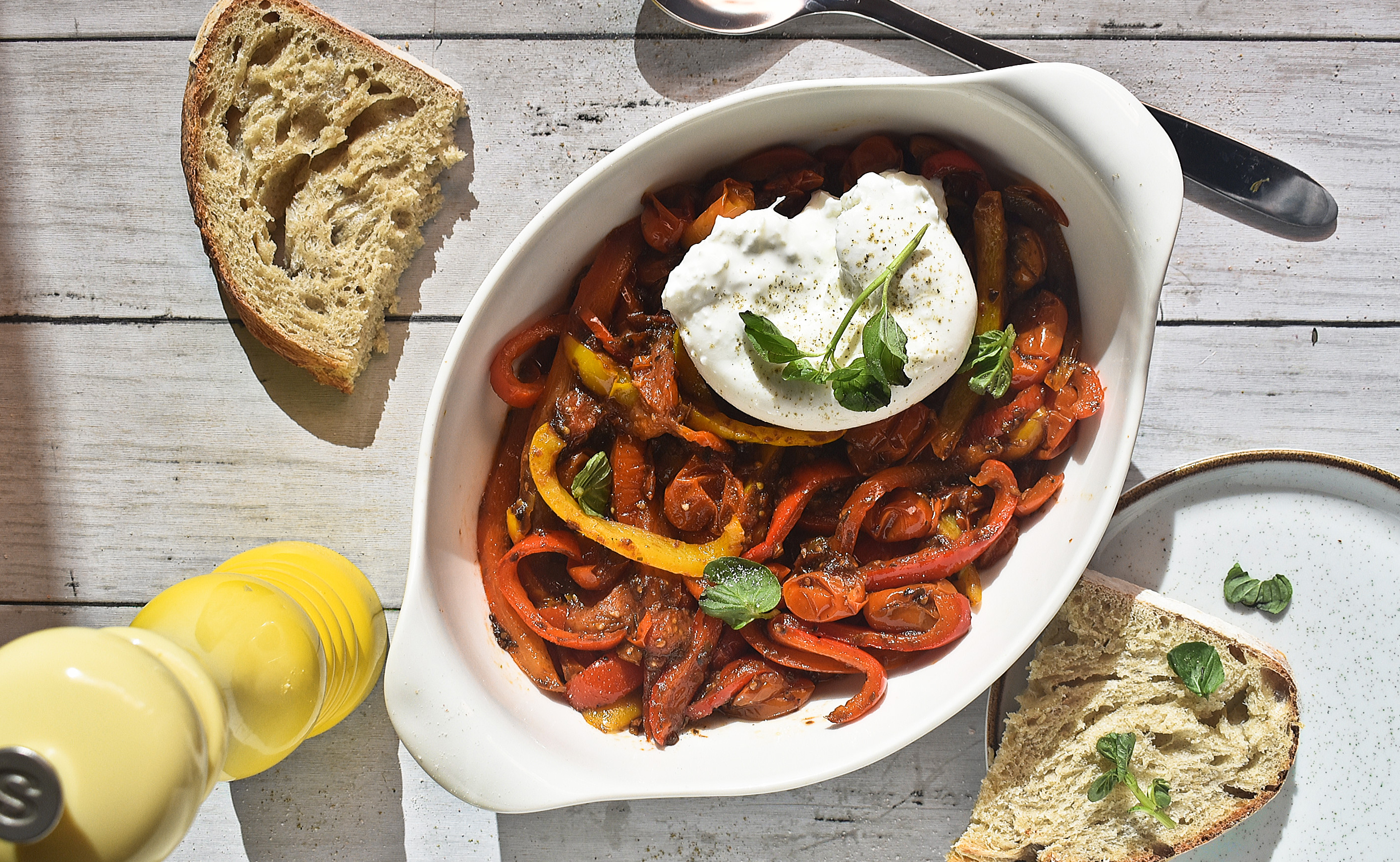 En 25 minutos prepara esta exquisita burrata