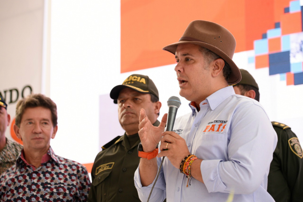 Duque se reúne con funcionarios norteamericanos para hablar sobre lucha antidrogas