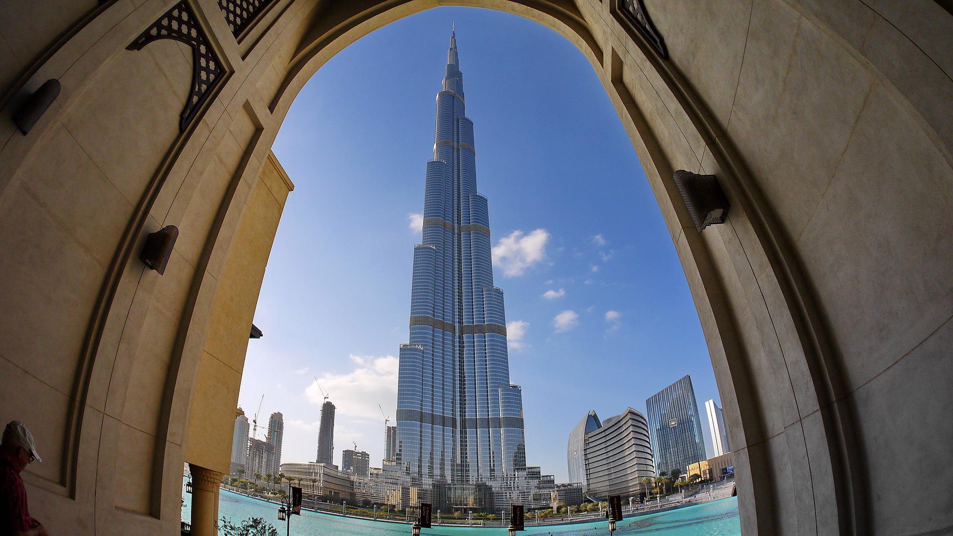 Vista del Burj Khalifa, ubicado en Dubái.