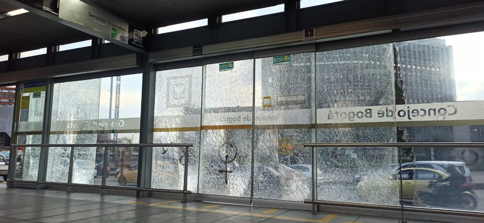 El balance de afectaciones de las marchas del 8M en Bogotá