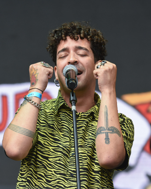 Muerdo durante su presentación en el Festival Colombia al Parque, evento que se desarrolló en Bogotá el domingo 27 de febrero de 2022.