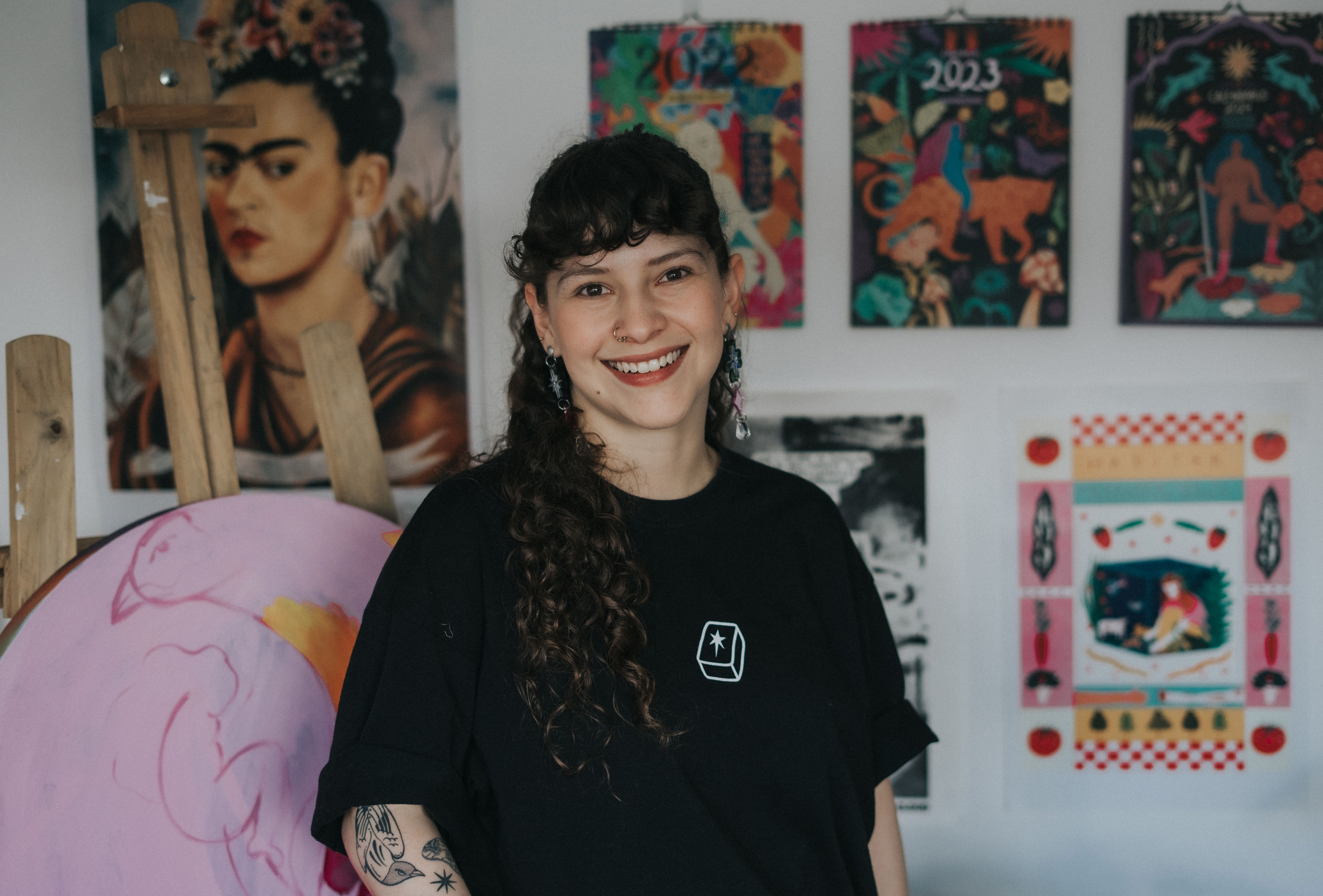 Ella creó una marca de papelería, moda y decoración que nace de la ilustración