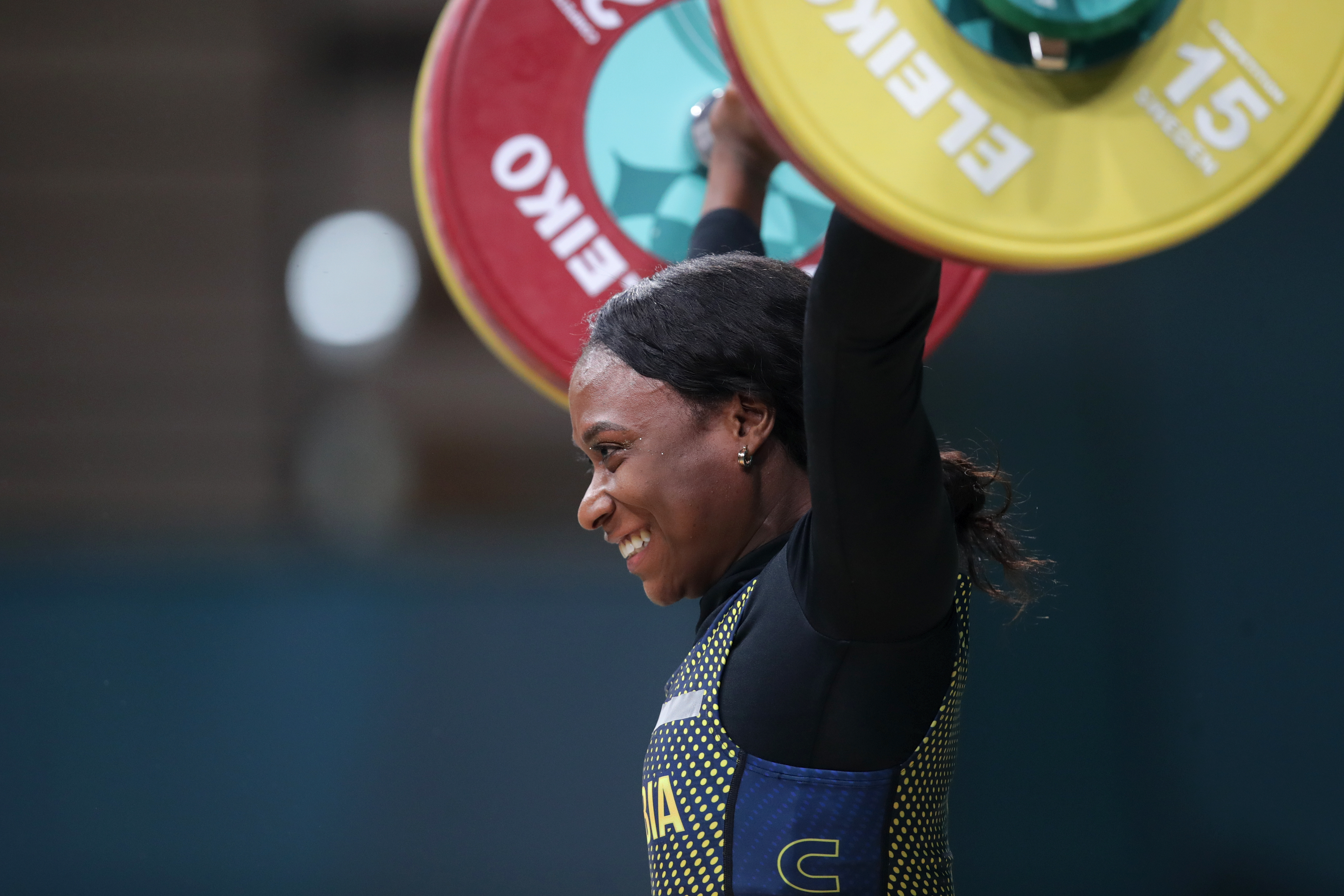 Yenny Álvarez fue la primera levantadora de pesas colombiana en lograr su cupo para los Juegos Olímpicos de París 2024.