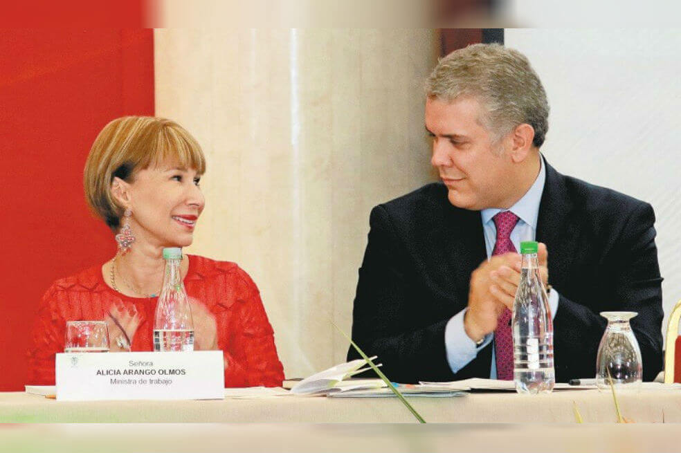 Duque designó a Arango en el Ministerio del Interior, desde donde tendrá el desafío de apoyar las reformas laboral y pensional. / Ministerio del Trabajo
