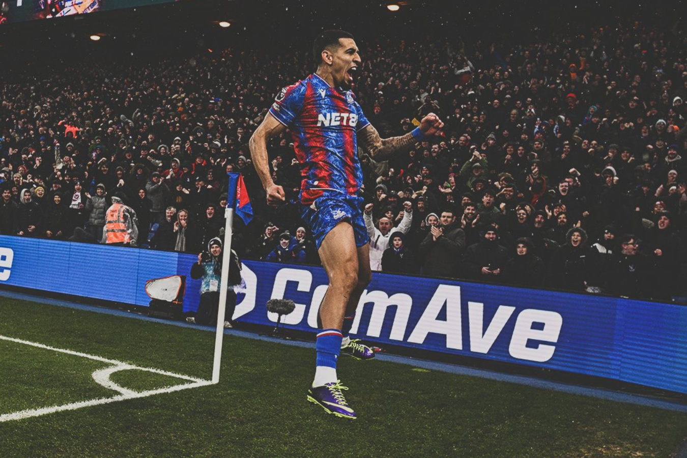 Daniel Muñoz anotó en el empate entre el Crystal Palace y Manchester City: video