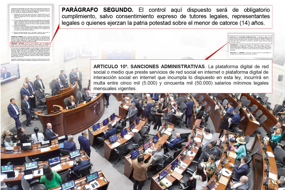 Avanza en el Congreso proyecto que regularía el acceso de menores de 14 años a redes