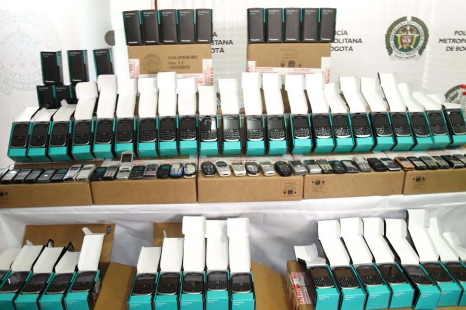 Policía se incautó de 515 celulares de alta gama en Bogotá