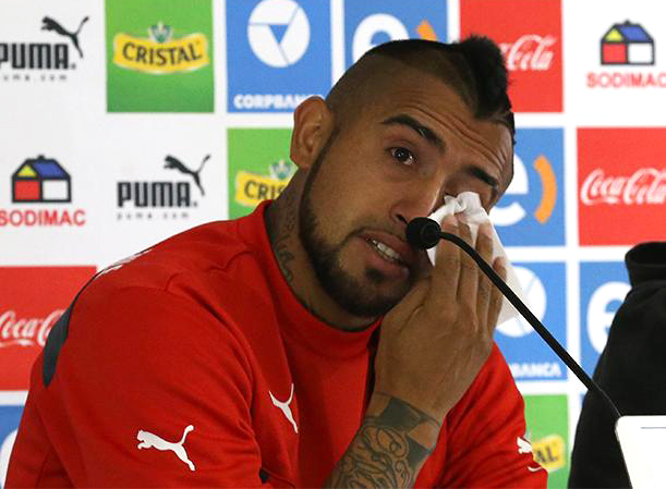 Arturo Vidal tendrá que pagar 4.000 dólares por choque durante la Copa América