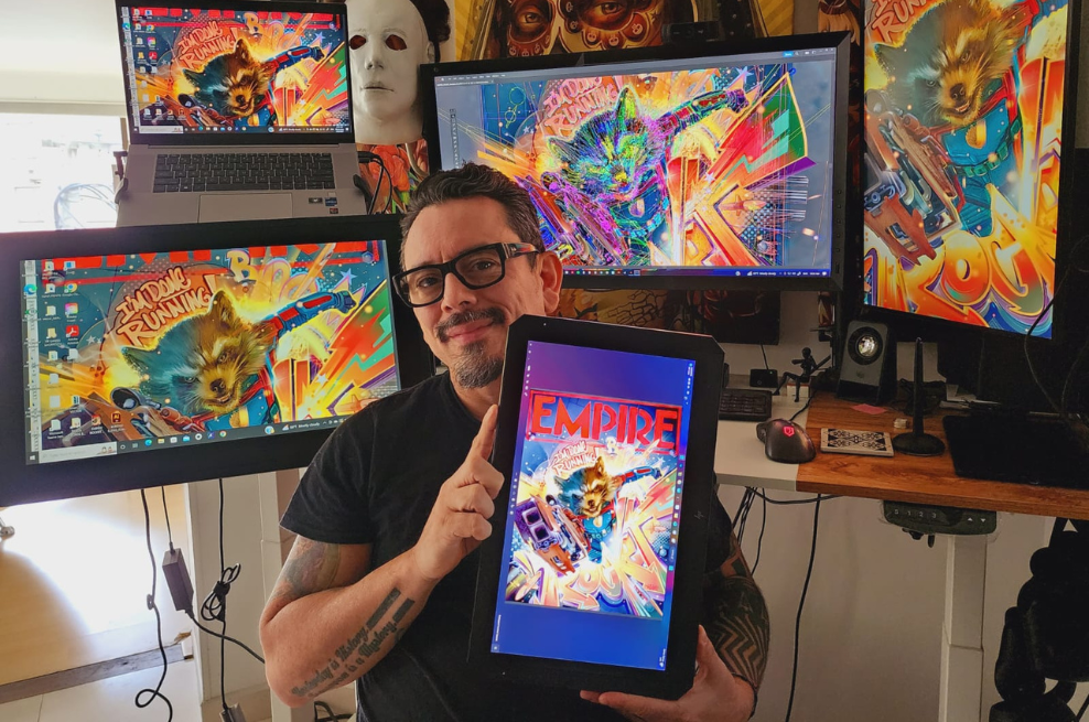 La historia del creador de un póster de John Wick que vive en Bogotá