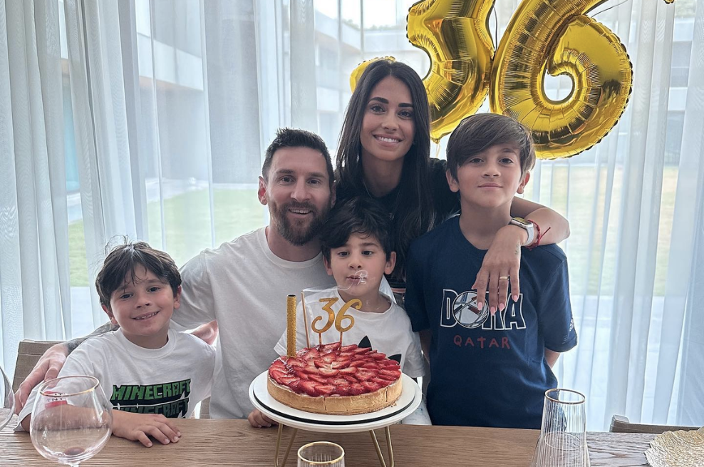 El jugador se encuentra en su natal Argentina descansando y el pasado 24 de junio cumplió 36 años.