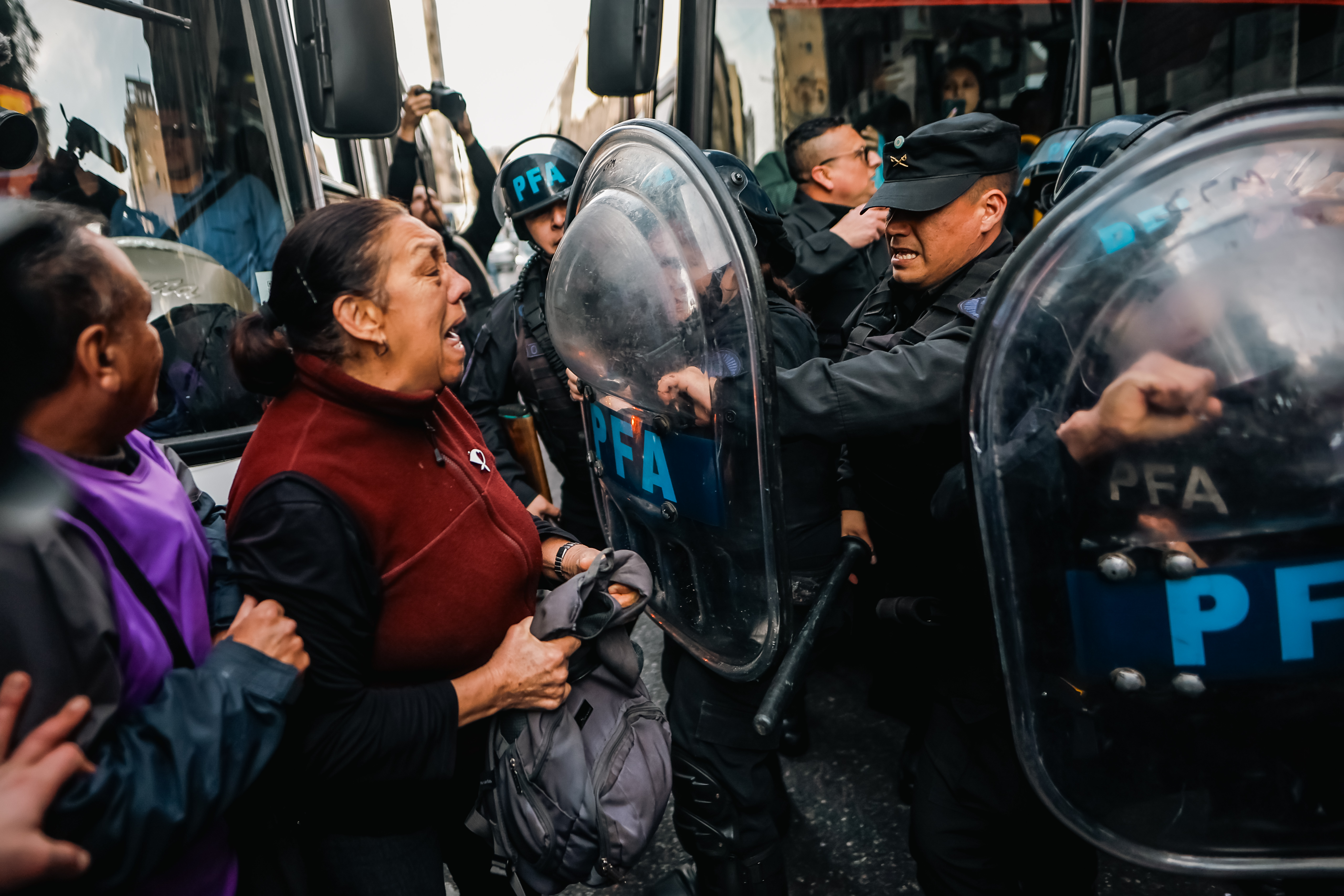 Veto de Milei mueve a los pensionados a protestar frente a la Casa Rosada