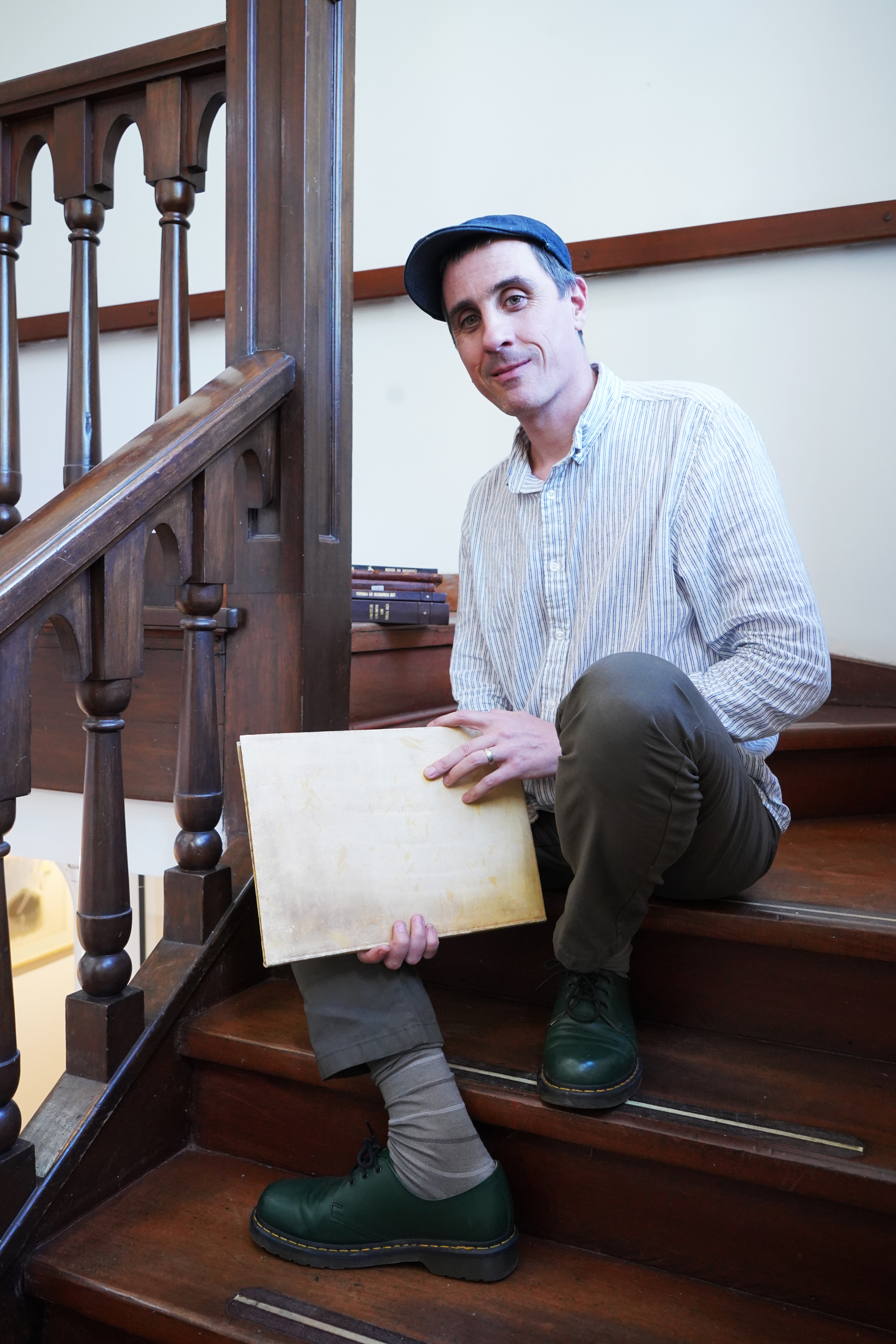 Timothée de Saint Albin llegó a Bogotá hace 20 años, cuando abrió una galería de mapas antiguos. Esta es su especialidad es el coleccionismo.
