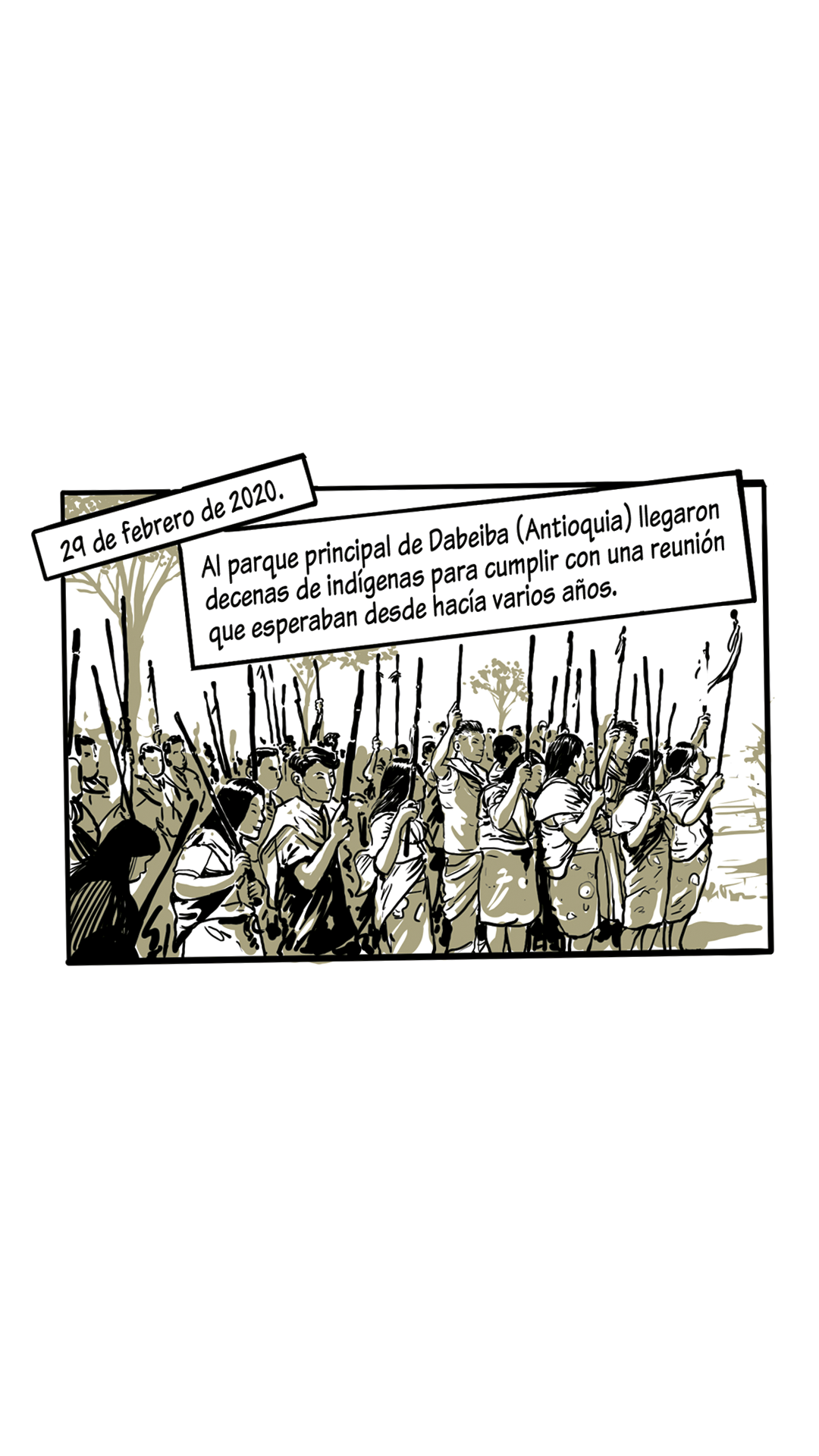 El ritual del perdón en Dabeiba, primer capítulo del cómic ¡Todo bien!