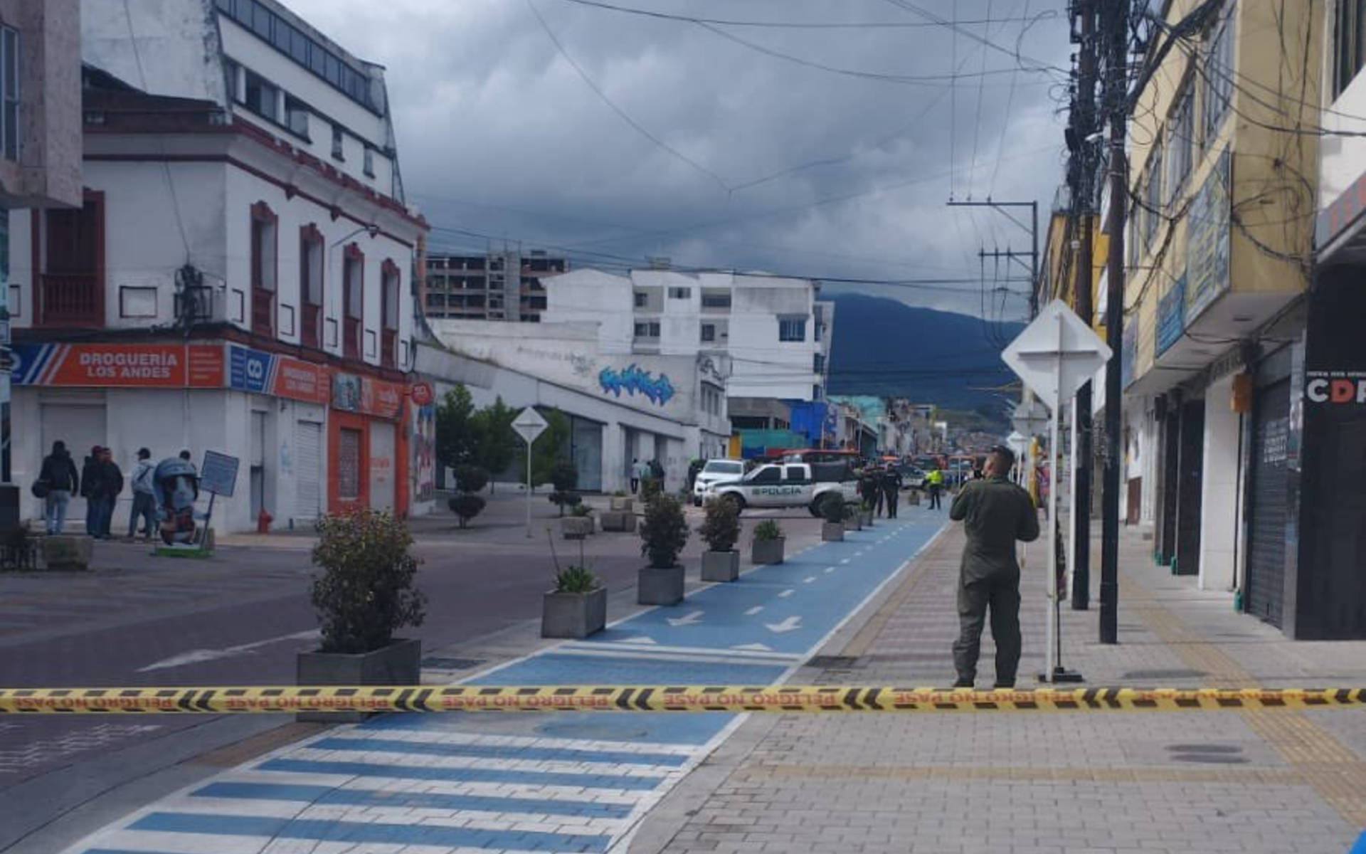 Desactivan ‘motobomba’ en parqueadero frente a una sede de la Alcaldía de Pasto