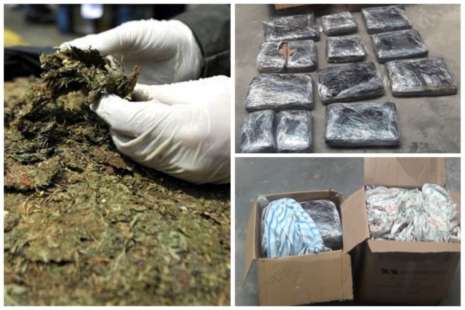Incautan cargamento de marihuana que pretendía ser enviado en una encomienda