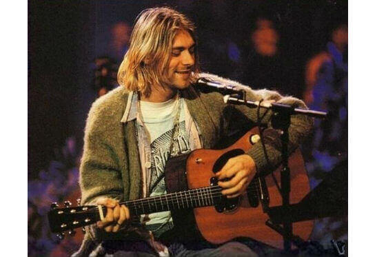 Guitarra que usó Kurt Cobain en «Unplugged» de Nirvana será subastada
