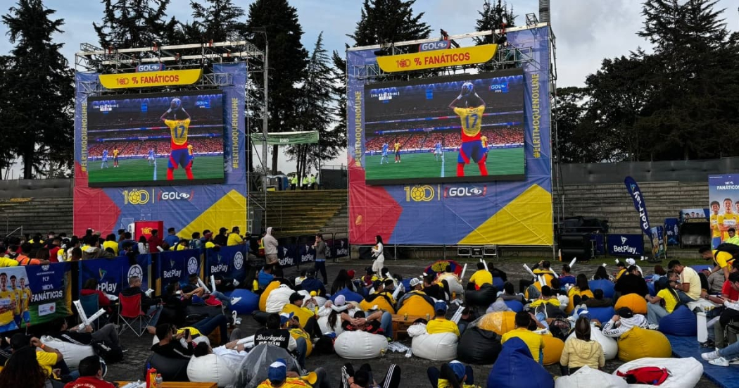 ¿Buscando en dónde ver el partido? Bogotá tendrá tres pantallas gigantes para disfrutarlo