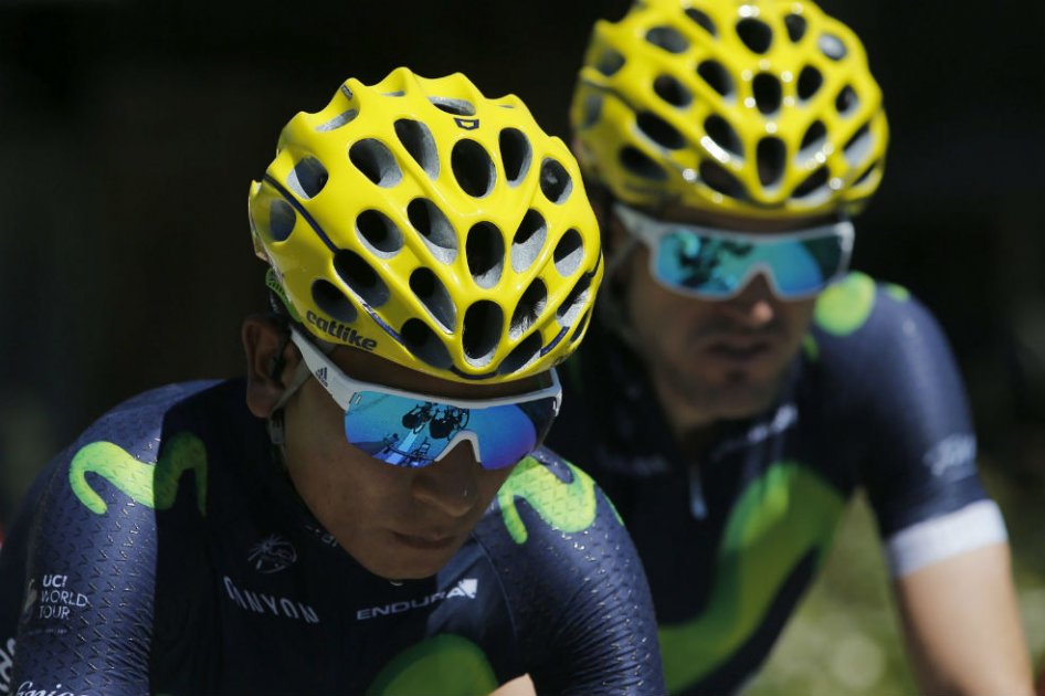 Nairo Quintana, pedalista del Movistar Team. Foto: AFP