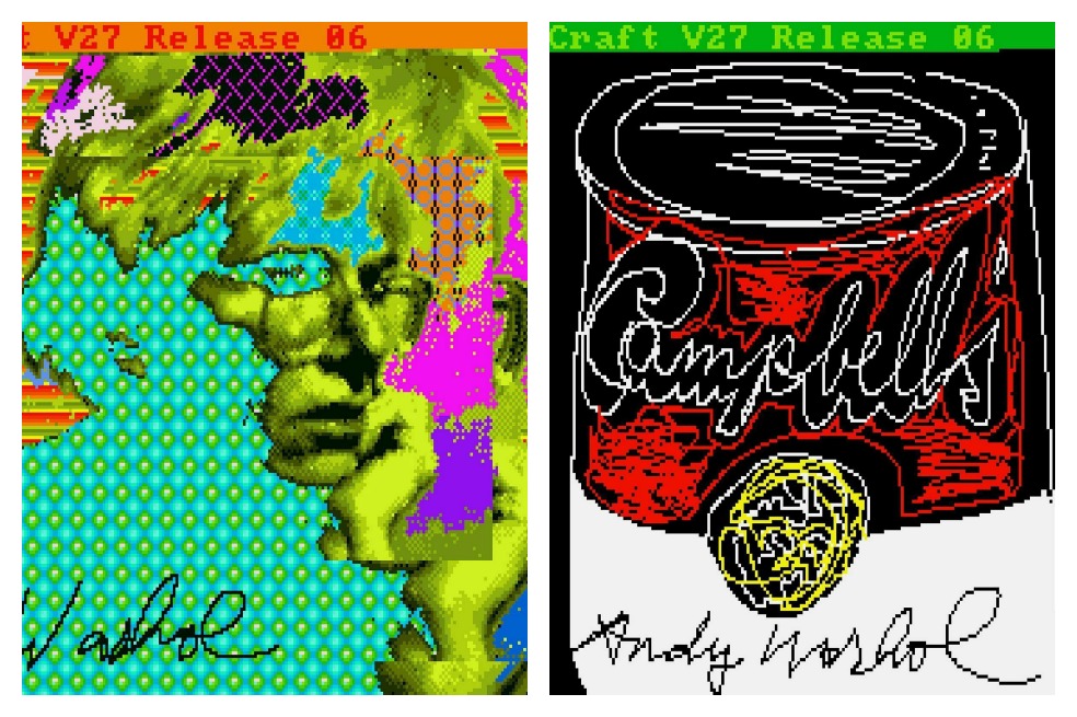 Estas son las obras digitales inéditas de Andy Warhol