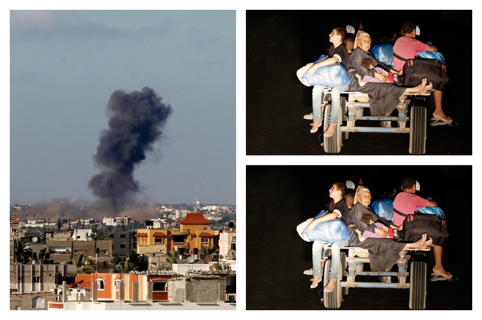 Las tristes postales que deja el conflicto de Israel y Palestina en Gaza