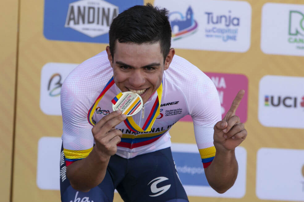 Sergio Higuita, nuevo campeón nacional de ruta