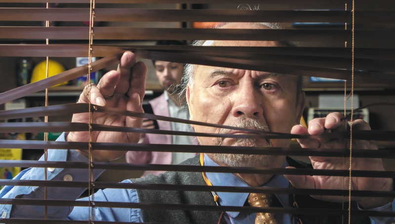 César Mora, en escena en un montaje sui géneris