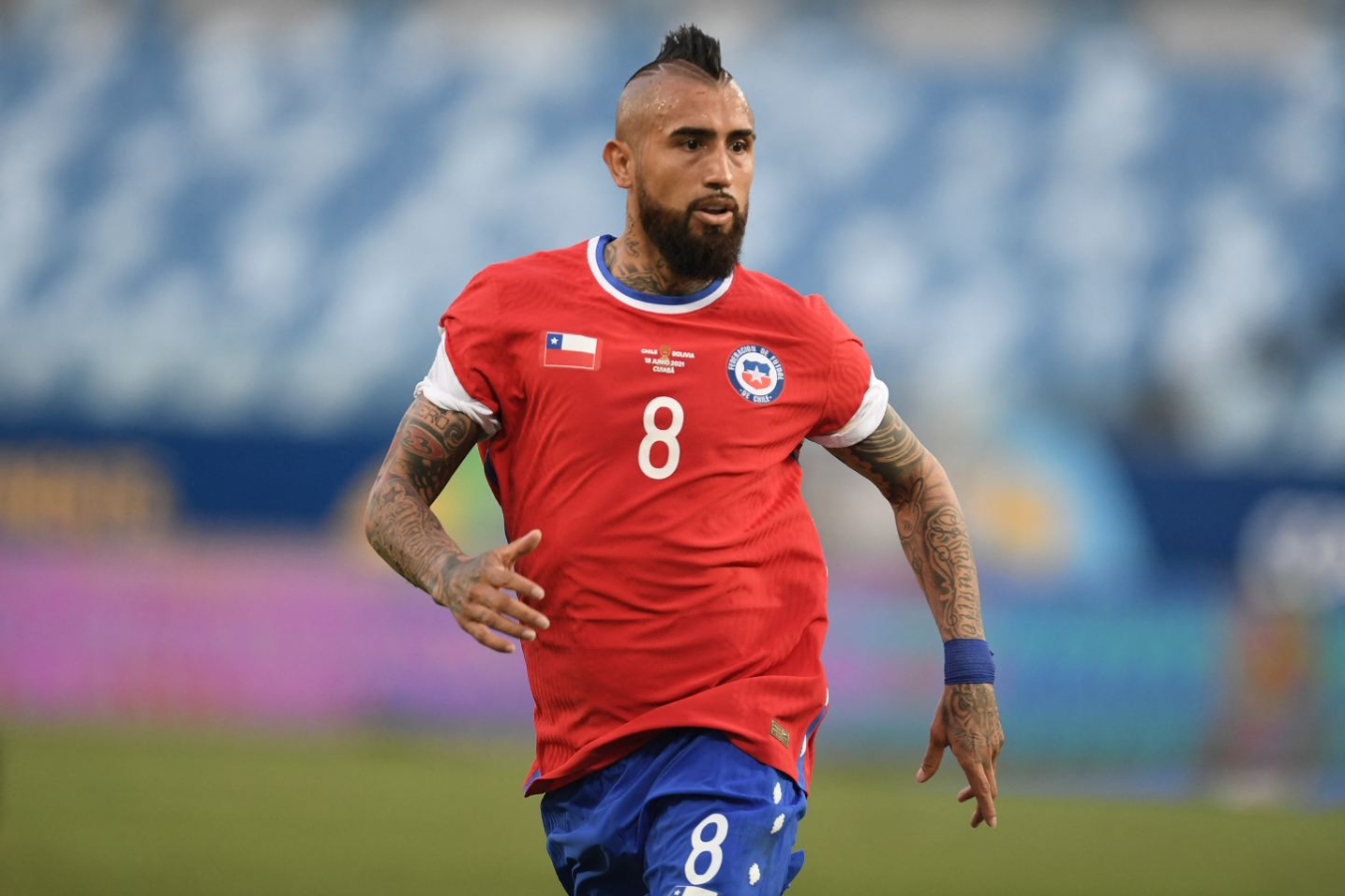 Arturo Vidal fue capitán de la selección de Chile.