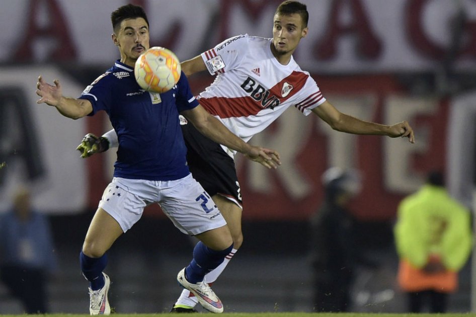 Cruzeiro venció por la mínima diferencia a River en el Monumental. Foto: AFP