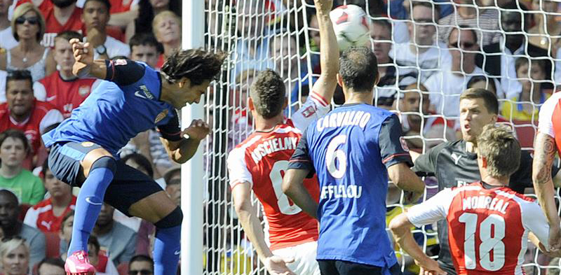 Falcao marca en su primer partido como titular luego de seis meses fuera de las canchas