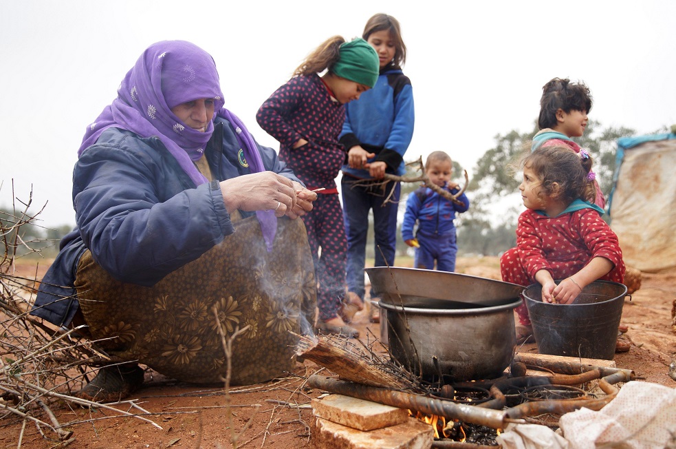 La ola de frío que está matando a los niños sirios