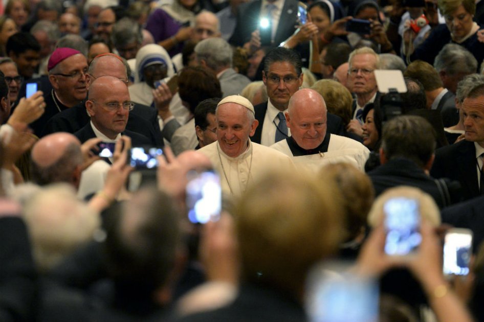 El papa Francisco a su llegada a la Catedral de San Patricio en Nueva York. /EFE