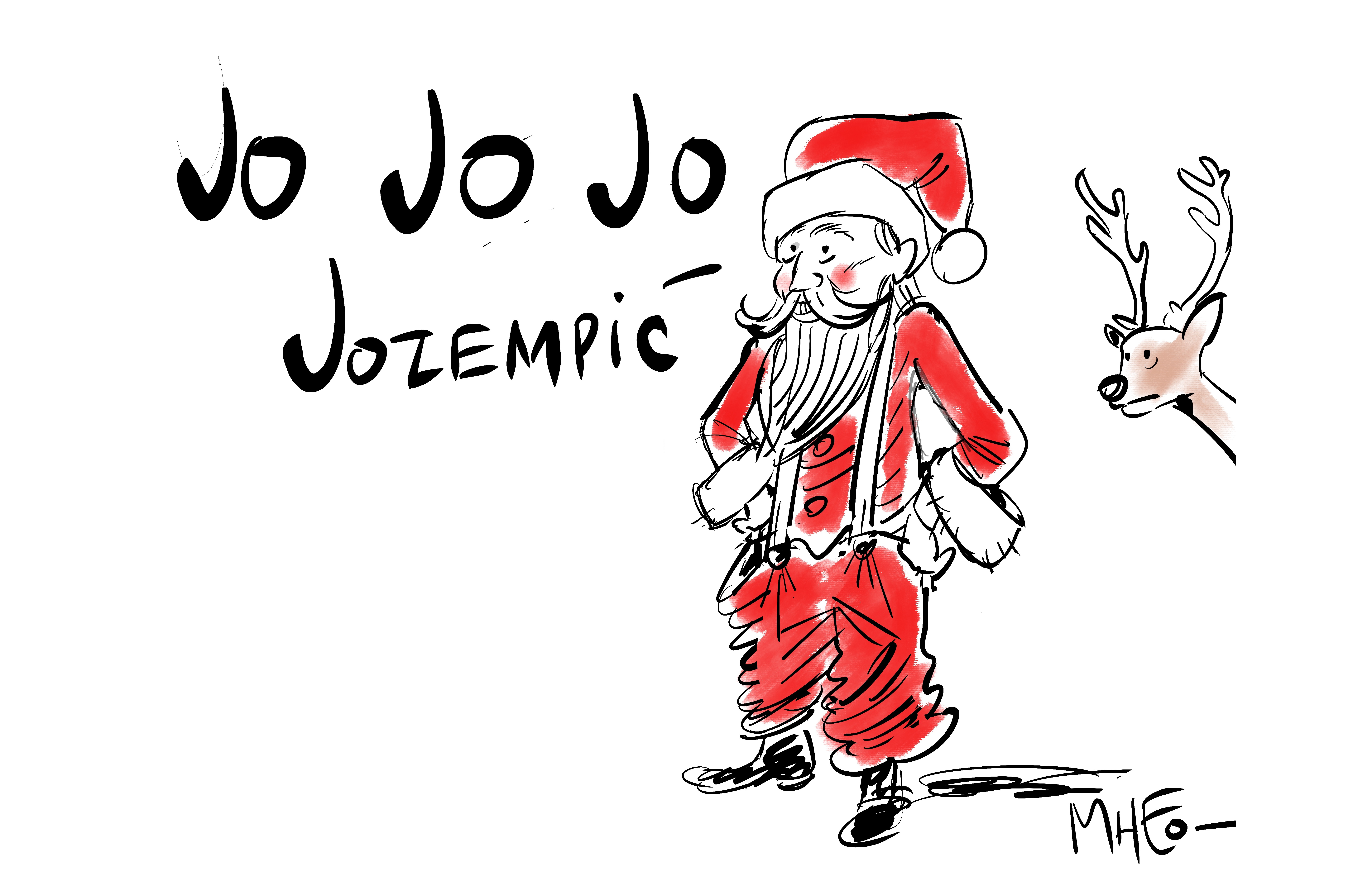Papá Noel a la moda