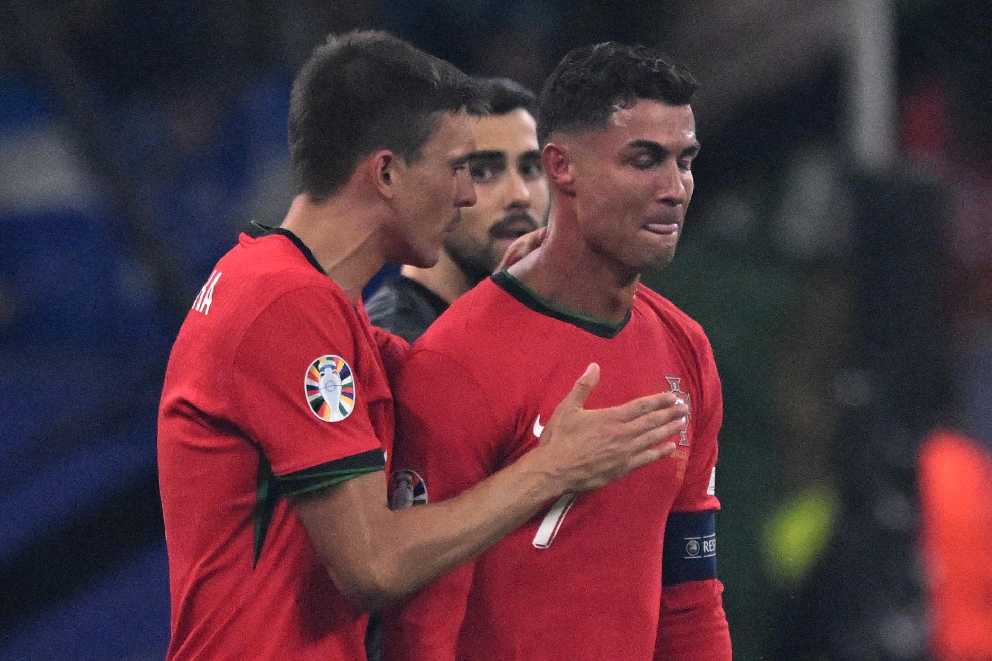 El llanto de Cristiano Ronaldo tras fallar un penalti en la Eurocopa 2024: video