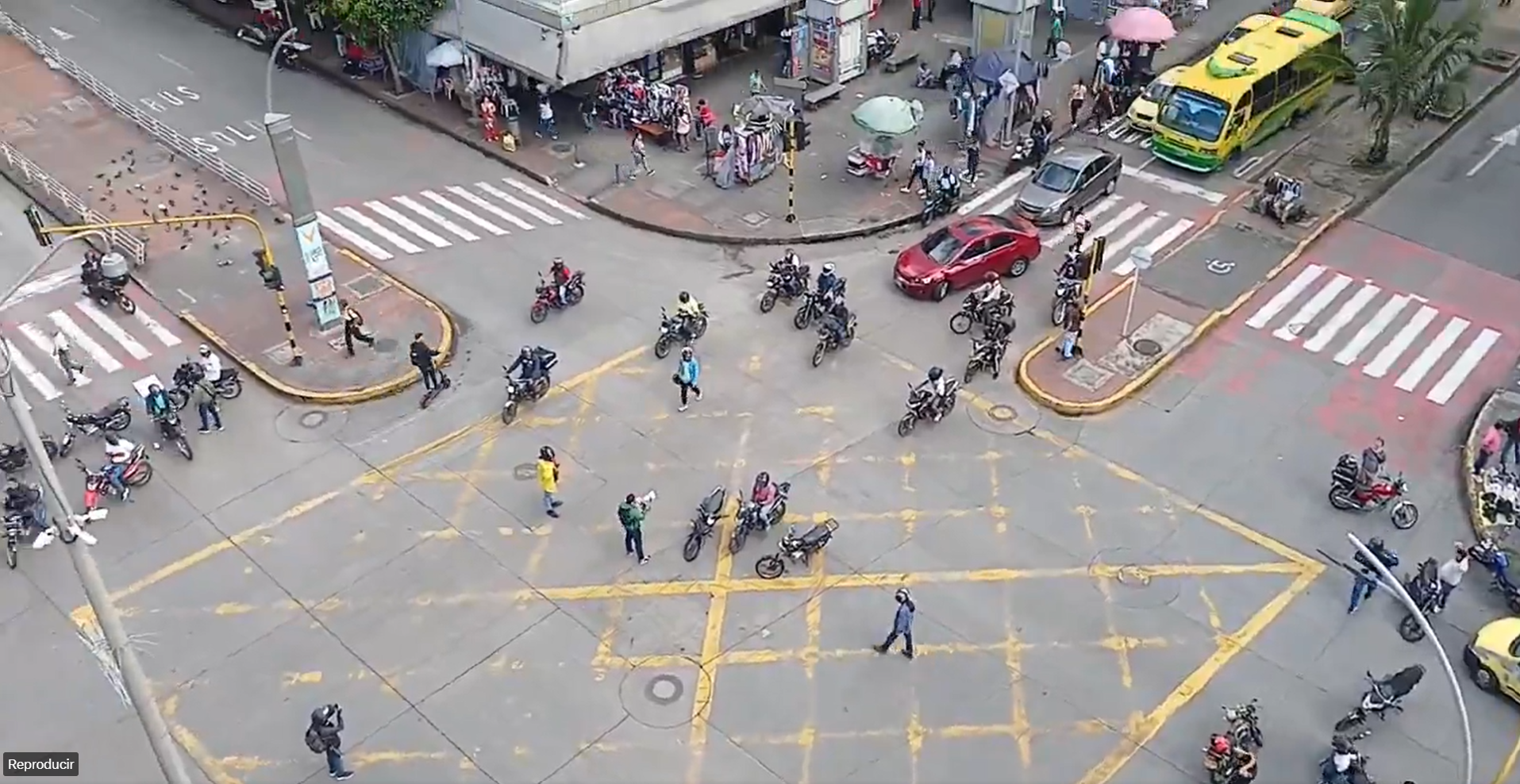 Motociclistas realizan manifestaciones en Bucaramanga por nuevas medidas de movilidad