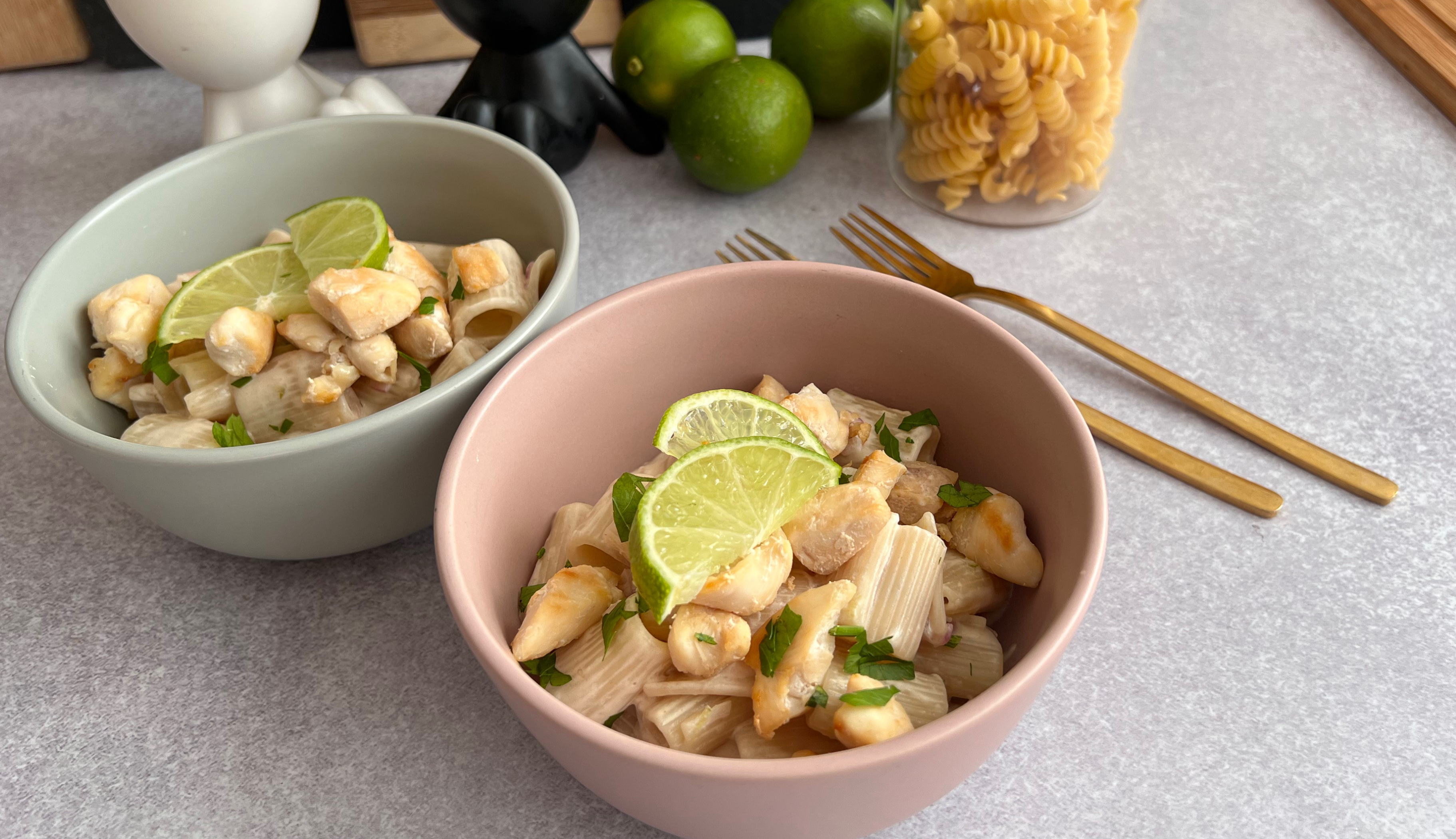 Receta para hacer pasta cremosa con limón