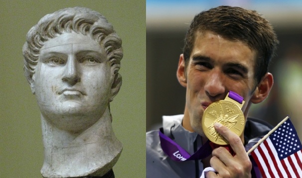 Nerón y Phelps, leyendas olímpicas