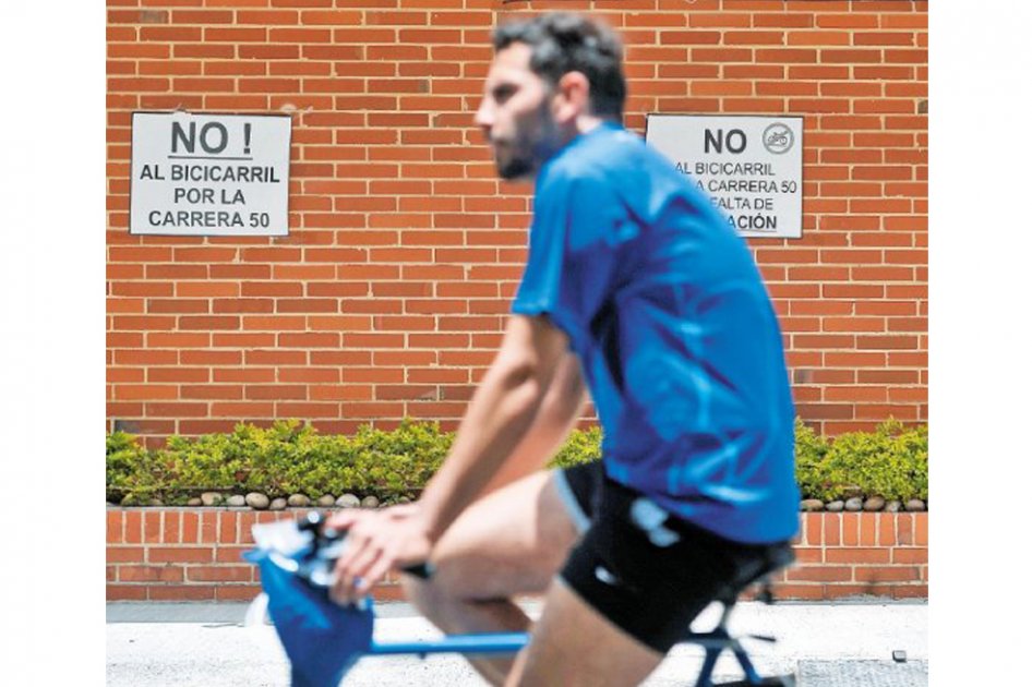 Personería, contra los bicicarriles