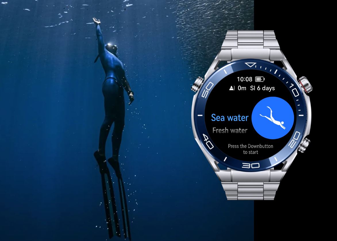 Los equipos están diseñados para soportar inmersiones de buceo, dice Huawei.