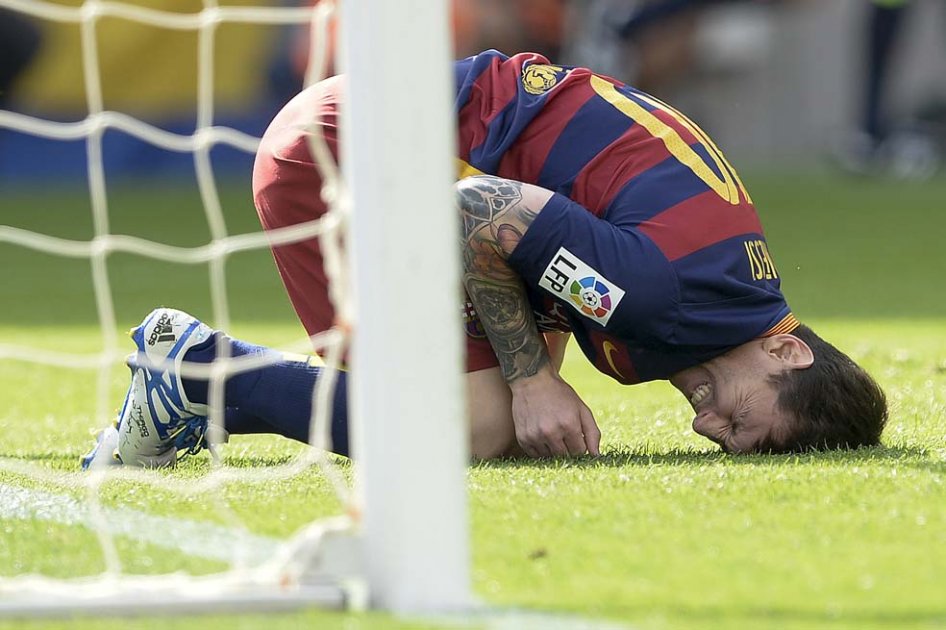 Lionel Messi, dos meses de baja por una rotura del ligamento