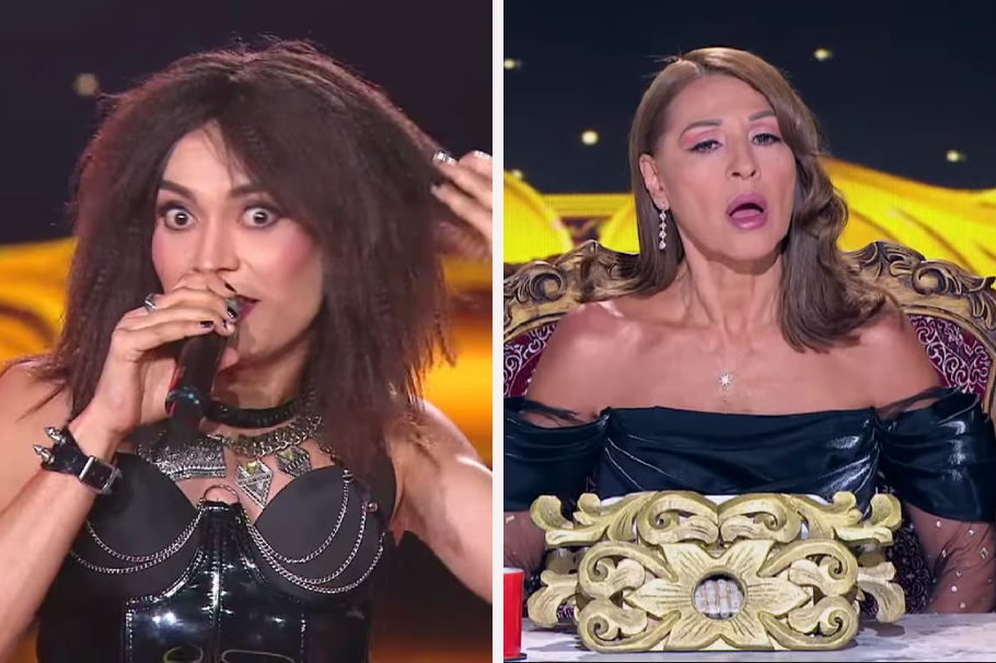 “Chimoltrufia”: Amparo causa polémica por comentario a participante de Yo Me Llamo