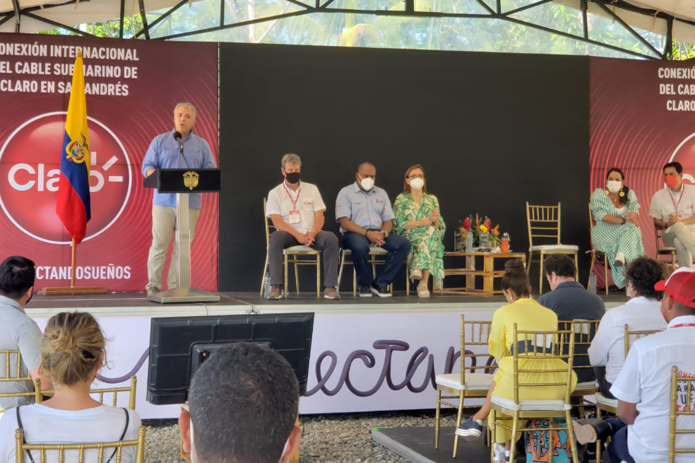 Claro conecta a San Andrés con un nuevo cable submarino