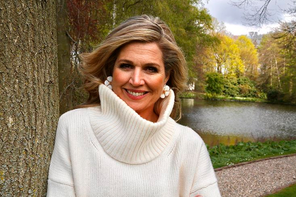 Máxima de Holanda celebró su 50 cumpleaños con un inesperado posado